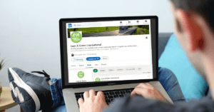 Lean & Green LinkedIn on Laptop